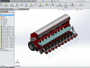 WG 1025 - Variator seed drill 3D Model