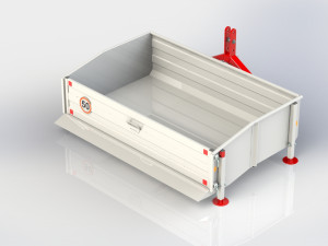 WG 0023 - Transport Box for tractor 3D Модель