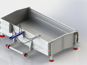 WG 0023 - Transport Box for tractor 3D Модель