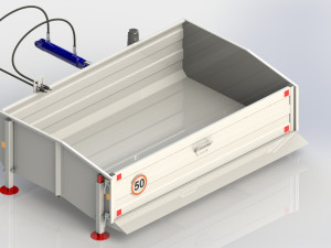 WG 0023 - Transport Box for tractor 3D Модель