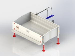 WG 0023 - Transport Box for tractor 3D Модель
