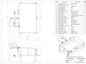 WG 0023 - Transport Box for tractor 3D Модель