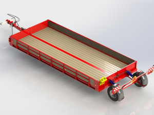 WG 0027 - Conveyor 270x650 cm 3D Модель