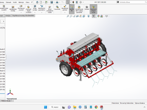 WG 1007 - Mounted mechanical seed drill 3Dモデル