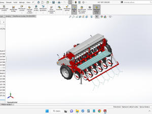 WG 1007 - Mounted mechanical seed drill 3Dモデル