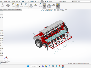 WG 1007 - Mounted mechanical seed drill 3Dモデル
