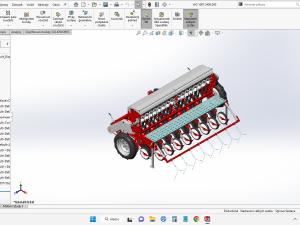 WG 1007 - Mounted mechanical seed drill 3Dモデル
