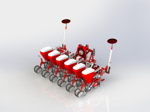 WG 0210 - Pneumatic precision seed drills 300 cm 3D Модель