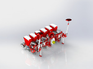 WG 0210 - Pneumatic precision seed drills 300 cm 3D Модель