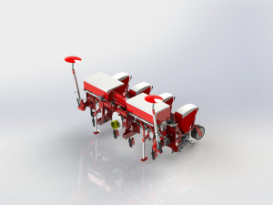 WG 0210 - Pneumatic precision seed drills 300 cm 3D Модель