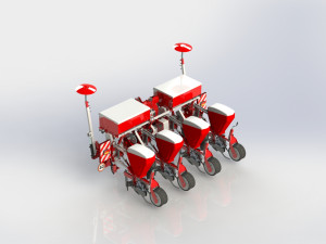 WG 0210 - Pneumatic precision seed drills 300 cm 3D Модель