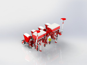 WG 0210 - Pneumatic precision seed drills 300 cm 3D Модель