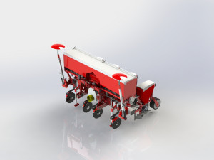 WG 0210 - Pneumatic precision seed drills 300 cm 3D Модель