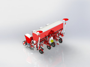 WG 0210 - Pneumatic precision seed drills 300 cm 3D Модель