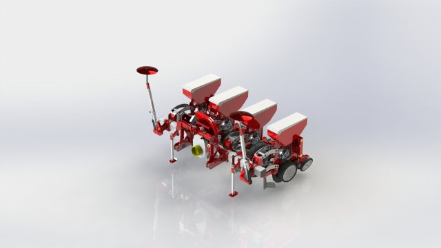 WG 0211 - Double-disc precision vacuum planters 300 cm Model 3D .c4d .max .obj .3ds .fbx .stl .blend 