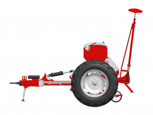 WG 0110 - Seed drills 360 cm Model 3D