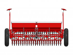 WG 0110 - Seed drills 360 cm Model 3D