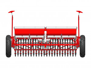 WG 0110 - Seed drills 360 cm Model 3D