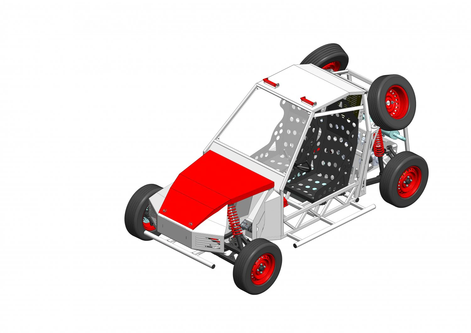 WG 3002 - Buggy 3D Model .c4d .max .obj .3ds .fbx .stl .blend 