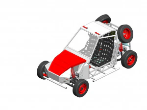WG 3002 - Buggy Modello 3D
