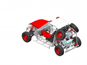 WG 3002 - Buggy based on VAZ 2109 Modelo 3D