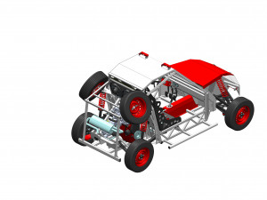 WG 3002 - Buggy based on VAZ 2109 Modelo 3D
