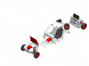 WG 3002 - Buggy based on VAZ 2109 Modelo 3D