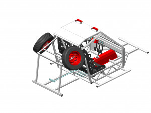WG 3002 - Buggy based on VAZ 2109 Modelo 3D