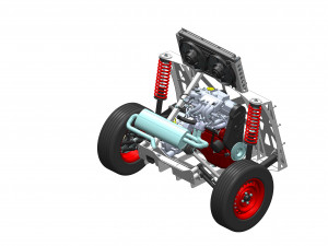 WG 3002 - Buggy based on VAZ 2109 Modelo 3D