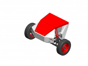 WG 3002 - Buggy based on VAZ 2109 Modelo 3D