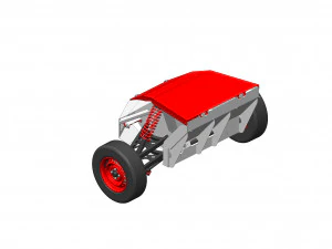 WG 3002 - Buggy 3D Model