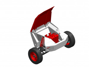 WG 3002 - Buggy based on VAZ 2109 Modelo 3D