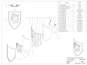 WG 7002 - Scudo Modello 3D