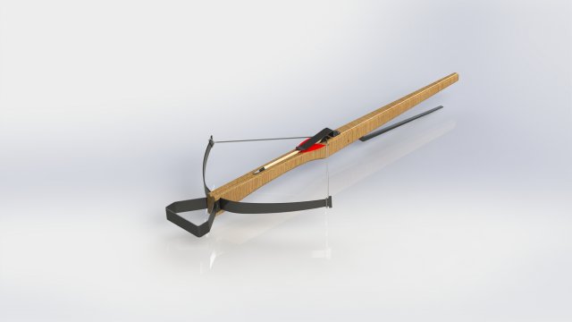 WG 7010 - Crossbow 3D Модель .c4d .max .obj .3ds .fbx .stl .blend 