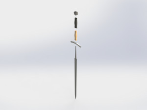 WG 7002 - 15th century sword 3D 模型