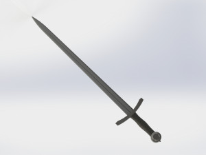WG 7002 - 15th century sword 3D 模型
