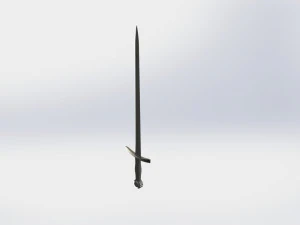 WG 7002 - 15th century sword 3D Model
