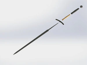 WG 7002 - Bastard sword 3D Model
