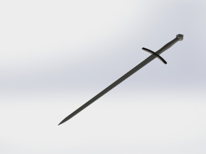 WG 7002 - Bastard sword Modèle 3D