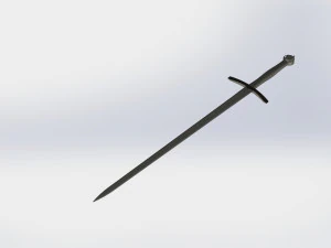 WG 7002 - Bastard sword 3D Model