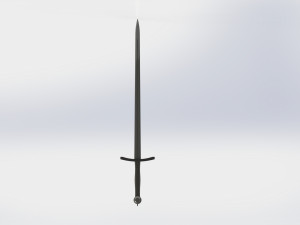 WG 7002 - Bastard sword Modèle 3D