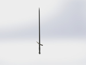 WG 7002 - Bastard sword Modèle 3D
