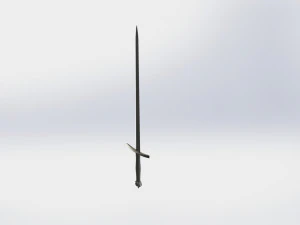 WG 7002 - Bastard sword 3D Model