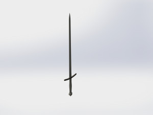 WG 7002 - Bastard sword Modèle 3D