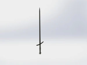 WG 7002 - Bastard sword 3D Model