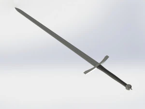 WG 7002 - Tweehandig zwaard 3D Model