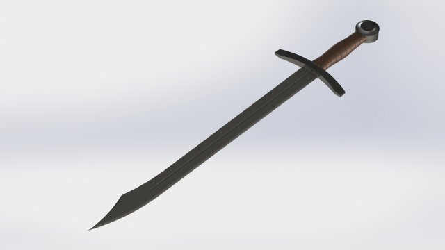WG 7002 - Cleaver 3D Модель .c4d .max .obj .3ds .fbx .stl .blend 
