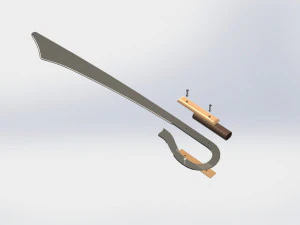 WG 7002 - Ersatz falchion v1 3D Model