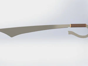 WG 7002 - Ersatz falchion v1 3D Model