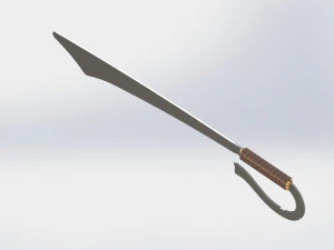 WG 7002 - Ersatz falchion v1 3D Model